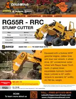 New Rayco RG55 Stump Grinder in Charlotte, NC