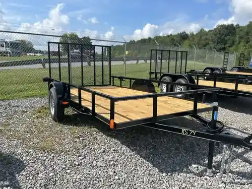 New, 2023, Rising Star Trailers, 6x12 Single Axle Flat, Utility Trailers