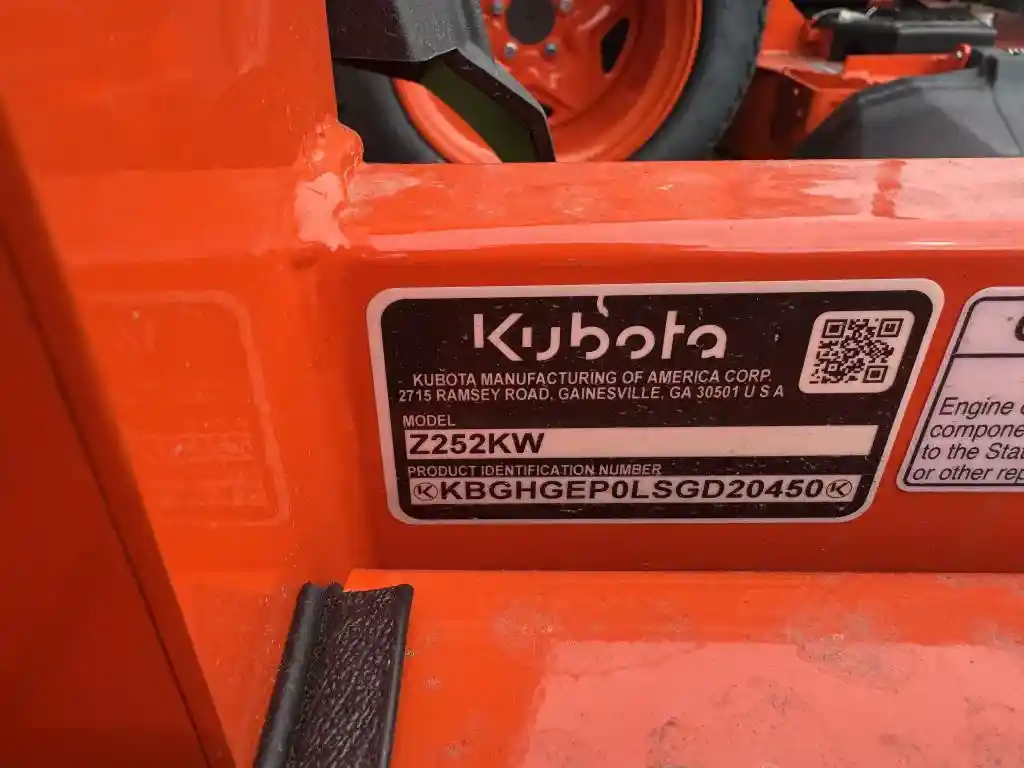 New Kubota Z252KW-54 in Menomonee Falls, WI