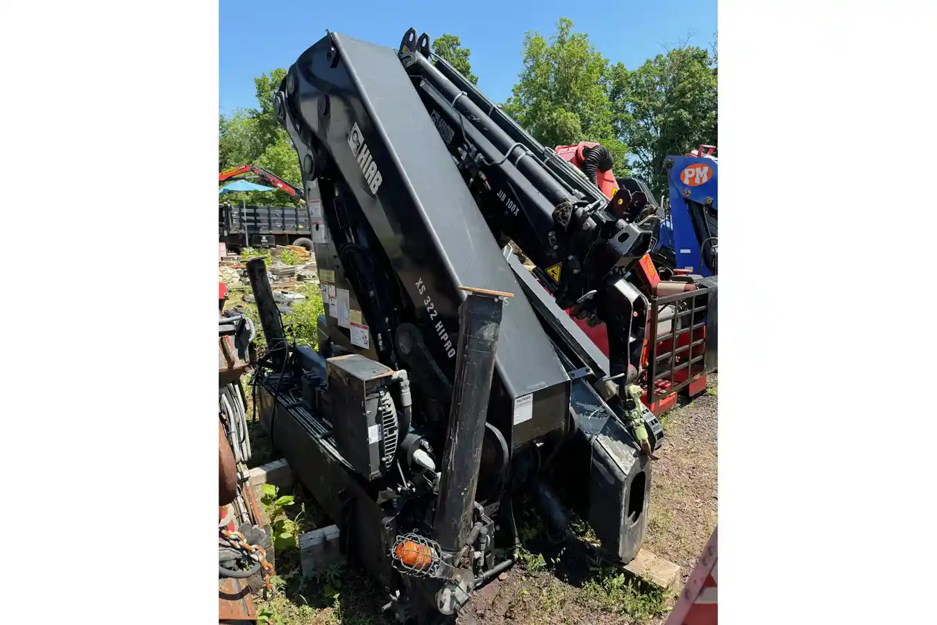 Used 2014 HIAB 322E-5 HI PRO: 10 TON UNMOUNTED KNUCKLEBOOM in
